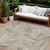 9' X 12' Beige Brown And Ivory Geometric Washable Indoor Outdoor Area Rug