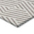 8' Round Taupe and Ivory Round Geometric Washable Non Skid Indoor Outdoor Area Rug