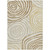 8' X 10' Gold Ivory And Beige Abstract Washable Indoor Outdoor Area Rug