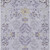 8' X 10' Lavender Purple And Gray Floral Washable Indoor Outdoor Area Rug
