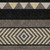 9' X 12' Black Ivory And Wheat Southwestern Washable Indoor Outdoor Area Rug
