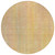 8' Round Yellow and Orange Round Striped Washable Non Skid Indoor Outdoor Area Rug