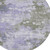 8' Lavender And Taupe Round Abstract Washable Indoor Outdoor Area Rug