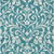 8' X 10' Teal Blue And Ivory Floral Washable Indoor Outdoor Area Rug - 608219044411