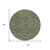 8' Olive Green Fern Green And Silver Round Geometric Washable Indoor Outdoor Area Rug