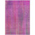 9' X 12' Lilac Striped Washable Non Skid Indoor Outdoor Area Rug