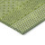 8' X 10' Lime Green And Ivory Chevron Washable Indoor Outdoor Area Rug