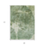 9' X 12' Fern Green And Artichoke Green Abstract Washable Indoor Outdoor Area Rug