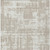 10' X 14' Taupe And Ivory Abstract Washable Indoor Outdoor Area Rug
