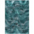 8' X 10' Teal Blue Aqua And Gray Abstract Washable Indoor Outdoor Area Rug Transitional Style - Teal Blue, Aqua, Gray Color