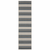 2' X 7' Blue and Beige Geometric Stain Resistant Indoor Outdoor Area Rug