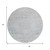 8' Beige And Blue Round Medallion Washable Indoor Outdoor Area Rug