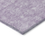 9' X 12' Lavender Lilac And Ivory Floral Washable Indoor Outdoor Area Rug