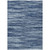 9' X 12' Blue And Navy Blue Abstract Washable Indoor Outdoor Area Rug