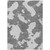10' X 14' Gray And Ivory Abstract Washable Indoor Outdoor Area Rug