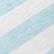 8' X 10' Blue and White Striped Washable Indoor Outdoor Area Rug