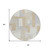 8' Ivory Beige And Gray Round Geometric Washable Indoor Outdoor Area Rug - Ivory, Beige, Gray