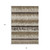 8' X 10' Brown Beige And Ivory Striped Washable Indoor Outdoor Area Rug Transitional Style - Brown, Beige, Ivory Color