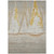 8' X 10' Taupe And Gold Nautical Washable Indoor Outdoor Area Rug