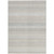 9' X 12' Ivory Striped Washable Indoor Outdoor Area Rug - Ivory