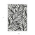 9' X 12' Black Gray And Beige Floral Washable Indoor Outdoor Area Rug