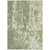 8' X 10' Sage And Ivory Abstract Washable Indoor Outdoor Area Rug Transitional Style - Sage, Ivory Color