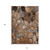 10' X 14' Chocolate Terracotta and Ivory Abstract Washable Indoor Outdoor Area Rug