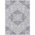 9' X 12' Lavender And Ivory Medallion Washable Indoor Outdoor Area Rug