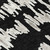 8' X 10' Black Ivory And Gray Striped Washable Indoor Outdoor Area Rug