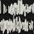 8' X 10' Black Ivory And Gray Striped Washable Indoor Outdoor Area Rug
