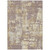 8' X 10' Lavender Gold And Beige Abstract Washable Indoor Outdoor Area Rug