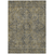 9' X 12' Gray Oriental Washable Indoor Outdoor Area Rug