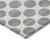 10' X 14' Gray And Ivory Polka Dot Washable Indoor Outdoor Area Rug