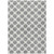 10' X 14' Gray And Ivory Polka Dot Washable Indoor Outdoor Area Rug