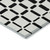 10' X 14' Black And Ivory Geometric Washable Indoor Outdoor Area Rug Transitional Style - Black, Ivory Color