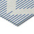 10' X 14' Ivory And Blue Geometric Washable Indoor Outdoor Area Rug