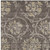 9' X 12' Brown Beige And Taupe Floral Washable Indoor Outdoor Area Rug