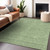 8' X 10' Green And Beige Geometric Washable Indoor Outdoor Area Rug - 608219371302