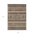 8' X 10' Chocolate And Gray Southwestern Washable Indoor Outdoor Area Rug