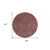 8' Orange And Copper Round Southwestern Washable Indoor Outdoor Area Rug