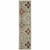 2' X 8' Gray Geometric Stain Resistant Indoor Outdoor Area Rug