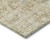 10' X 14' Wheat Beige And Gray Floral Washable Indoor Outdoor Area Rug