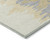 10' X 14' Gold Gray And Beige Abstract Washable Indoor Outdoor Area Rug