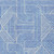 8' X 10' Blue And Ivory Abstract Washable Indoor Outdoor Area Rug
