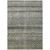 10' X 14' Pewter And Green Striped Washable Indoor Outdoor Area Rug