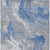 10' X 14' Blue And Ivory Abstract Washable Indoor Outdoor Area Rug - Blue, Ivory