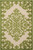 3' X 4' Green Damask Indoor Outdoor Area Rug