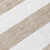8' X 10' Taupe and White Striped Washable Indoor Outdoor Area Rug