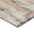9' X 12' Beige and Brown Washable Non Skid Indoor Outdoor Area Rug