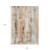9' X 12' Beige and Brown Washable Non Skid Indoor Outdoor Area Rug